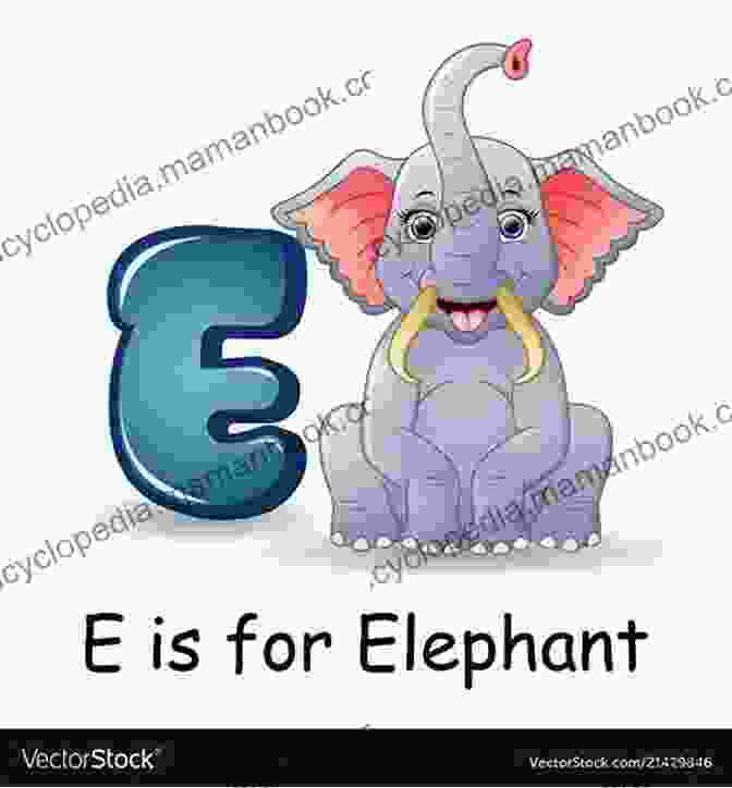 Elephant Illustration From Alphabet To Animals By Mark Phillips Alphabet To Animals Mark Phillips