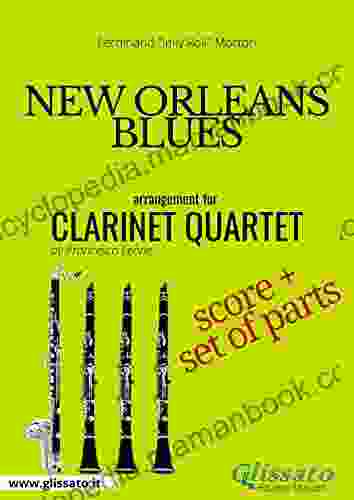 New Orleans Blues Clarinet Quartet Score Parts